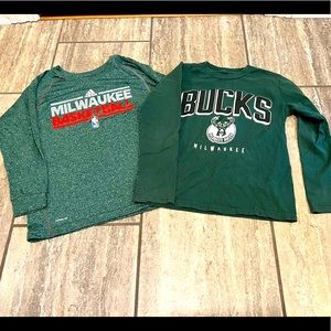 NBA Milwaukee Bucks long sleeve T-shirt bundle